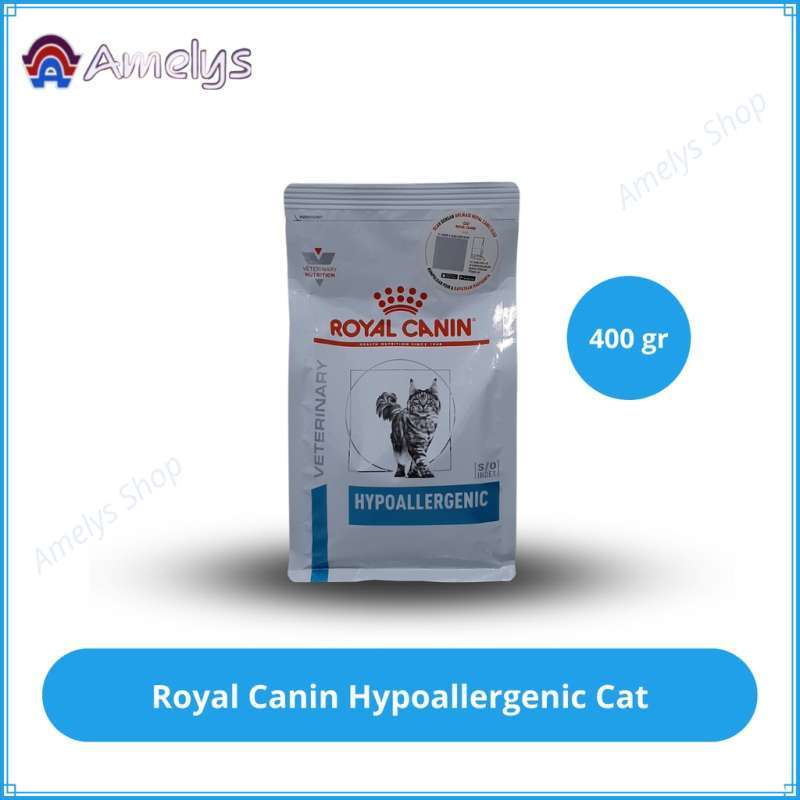 Jual Royal Canin Hypoallergenic Cat 400 gram Freshpack di Seller amelys