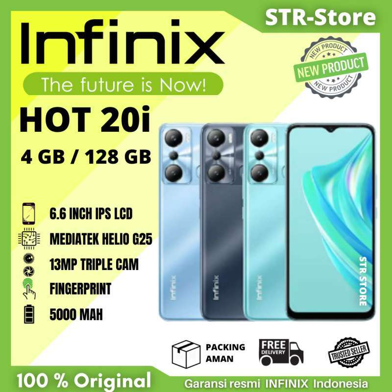 Jual Infinix Hot 20i 4/128 GB Garansi Resmi di Seller STR Store ...