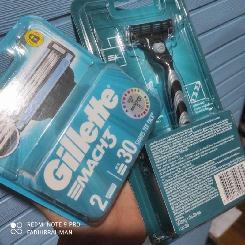 Promo Gillette Mach 3 + Refil 2 Paket Diskon 13% Di Seller Fadhirrahman ...