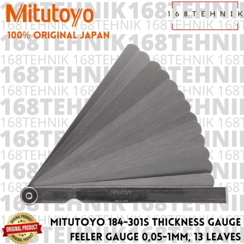 Promo MITUTOYO 184301S THICKNESS GAUGE / FEELER GAUGE 0,051MM , 13