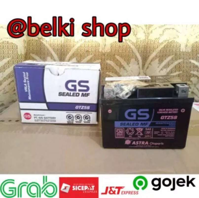 Promo AKI MOTOR HONDA SCOOPY GS ASTRA GTZ5S Diskon 23% di Seller TDR