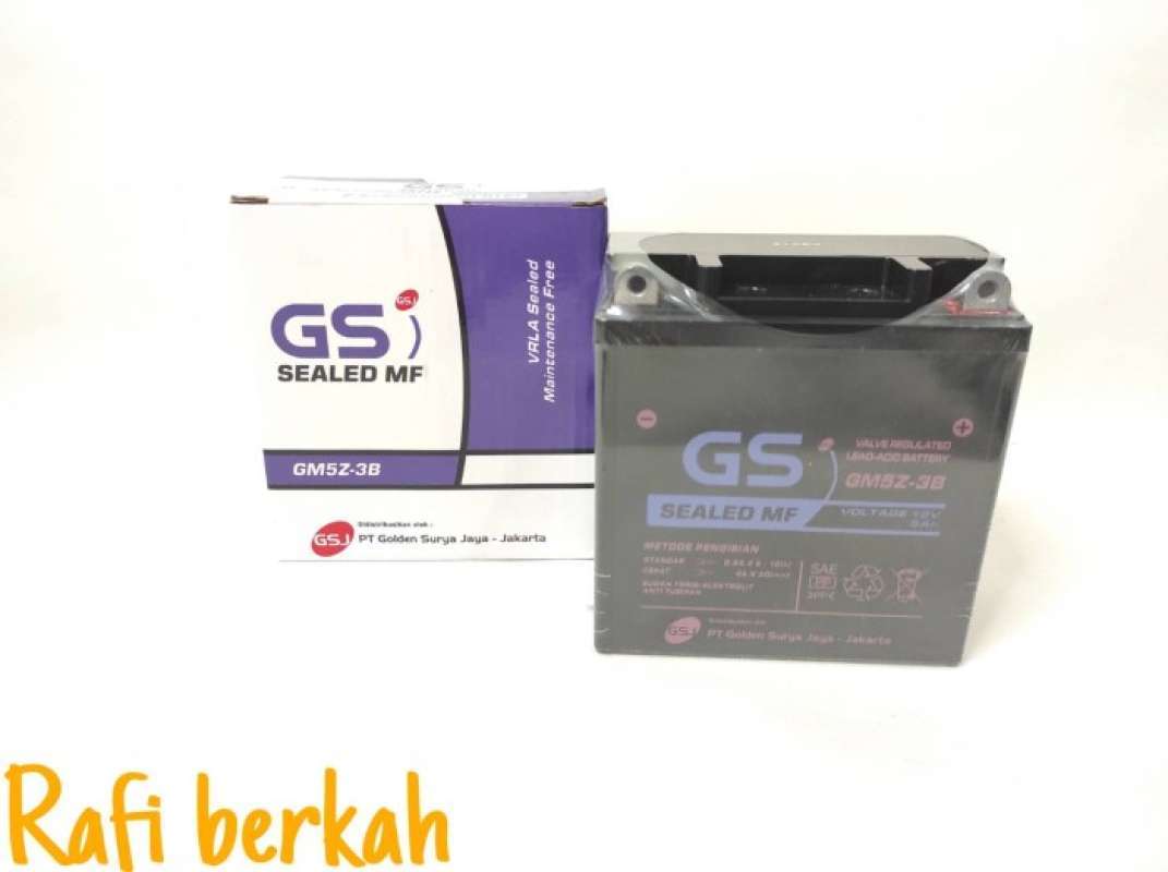 Jual Aki Motor Yamaha Jupiter Z Lama OTOBAT VRLA MF YB5L-BS Aki Kering