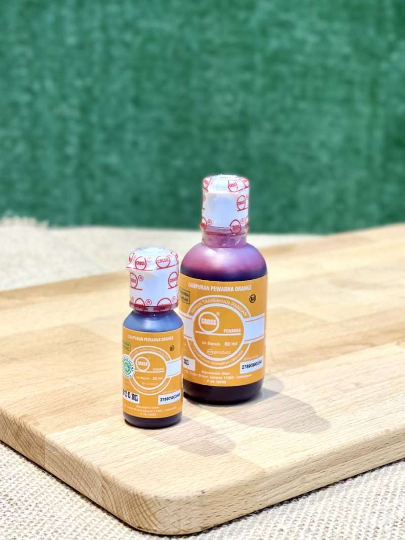 Jual Cross Food Coloring Orange Pewarna Makanan Halal 450ml di Seller Bake Plus Kota Bandung
