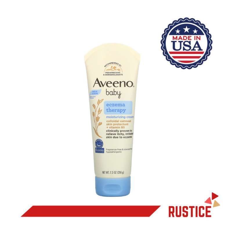 Promo Aveeno Baby Eczema Therapy Moisturizing Cream Skin Protectant 206