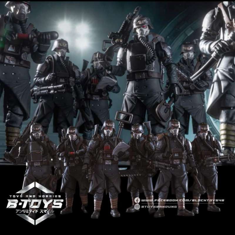 Jual Joytoy 1/18 Warhammer Death Korps Of Krieg Veteran Squad Joy Toy