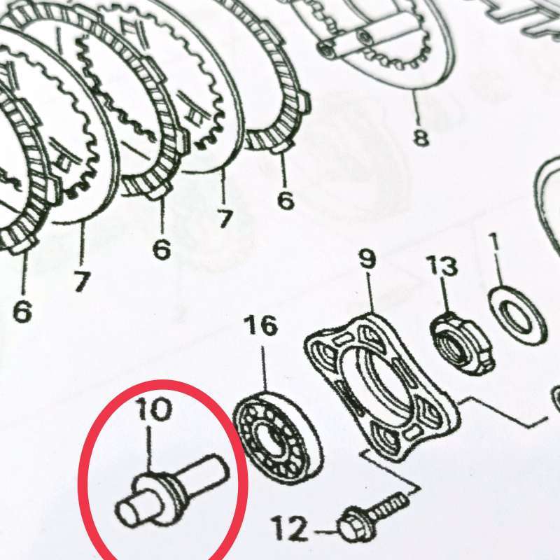 Jual Stut Kopling Gl Pro Gl Max Mp Megapro Mega Pro Old Primus Tiger ...