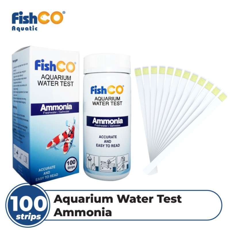 Promo Aquarium Ammonia Water Test Paper Kertas Uji Air Akuarium 100