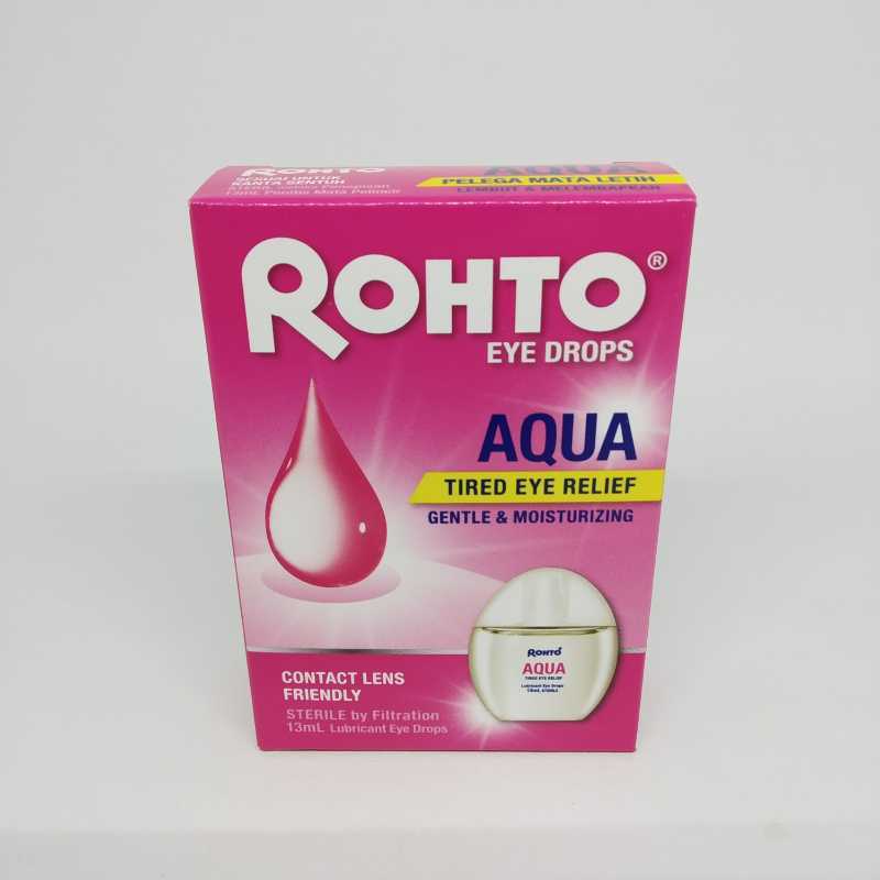 Rohto Eye Drops Aqua 13 Ml Lengkap Harga Terbaru Juni 2024 | Blibli