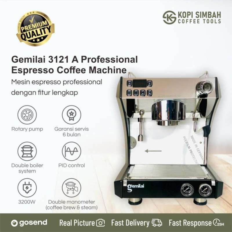 Jual Mesin Espresso Gemilai 3121a Coffee Maker Machine Espreso Rotary