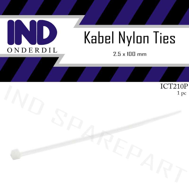 Jual KabelCablePengkitat NylonNilon TieTiesTis 2.5x1002.5 x 100
