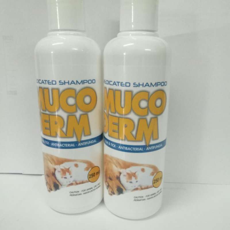 Promo Shampoo Muco Derm Kucing & Anjing 250 Ml Diskon 37 di Seller