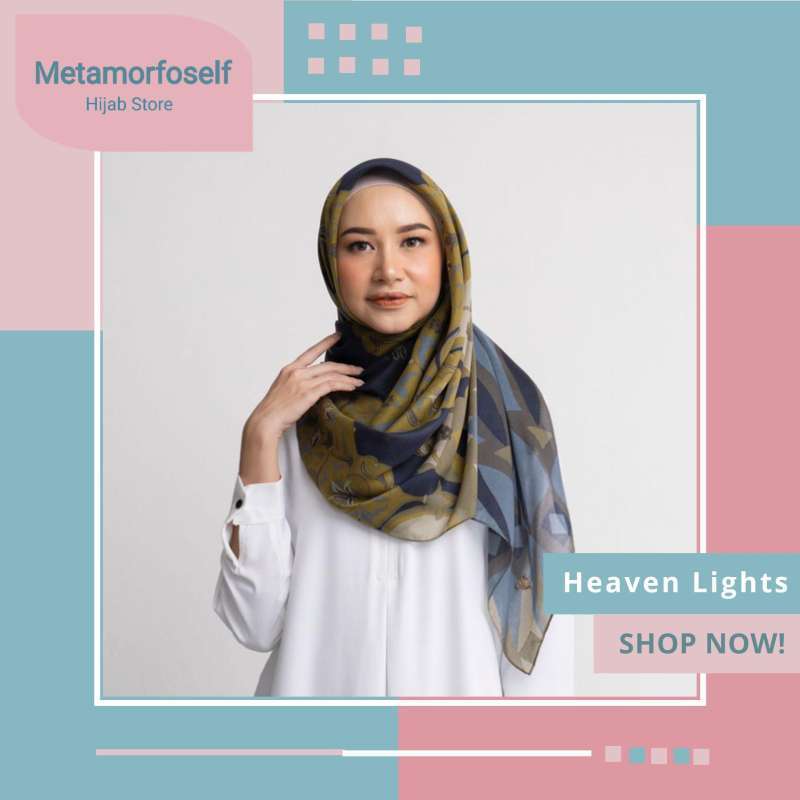 Jual HIJAB HEAVEN LIGHTS X KAMIIDEA SCARF HEAVEN LIGHTS