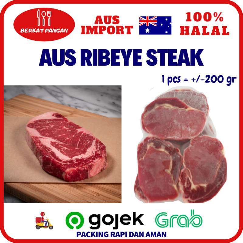 Jual Daging Sapi AUS Rib eye Steak (Ribeye) Impor Grade A Halal di