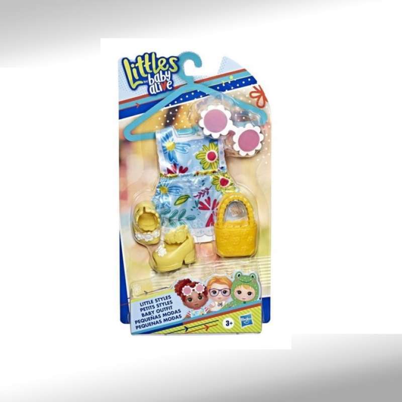 Baby Alive Littles Doll Outfit – Fun In The Sun Dress, Sunglasses, Purse & Shoes For Toddler Dolls
