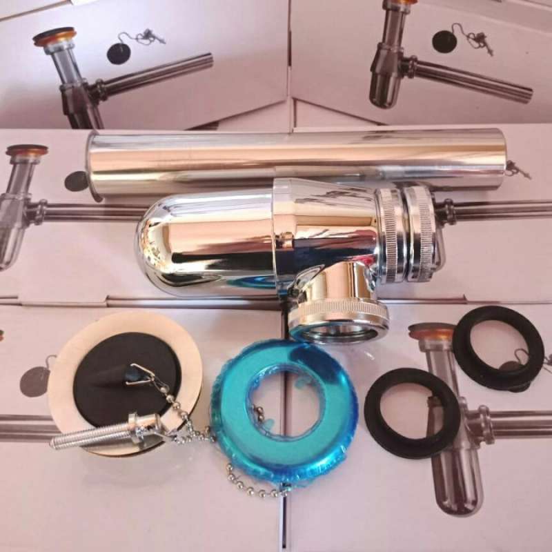 Promo Sifon Besi Lurus Soligen / Sifon Wastafel Botol Trap / Pipa ...
