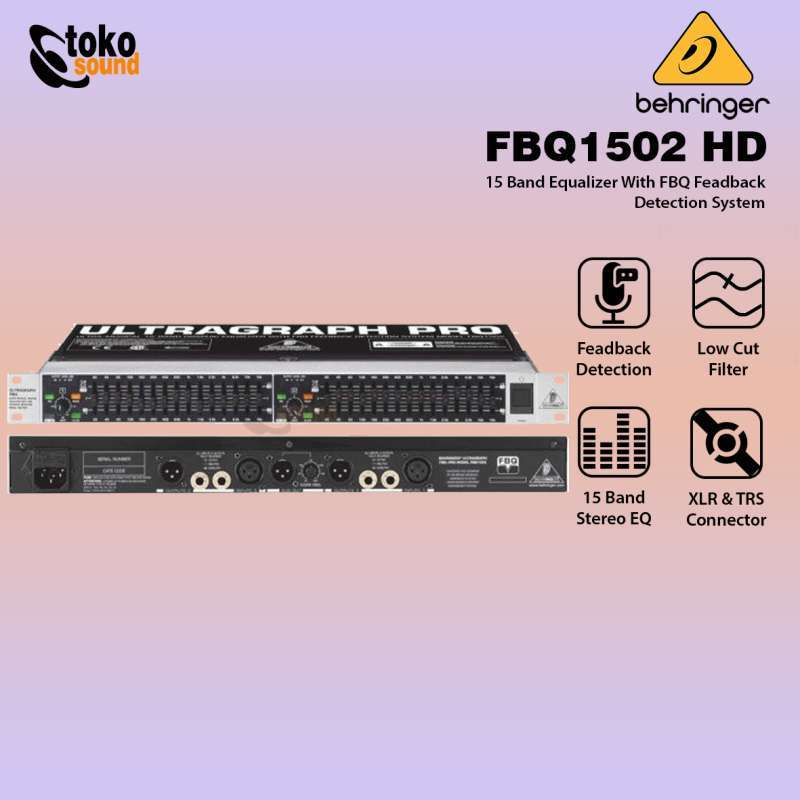 Jual Behringer FBQ1502HD Ultragraph Pro 15band Stereo Graphic
