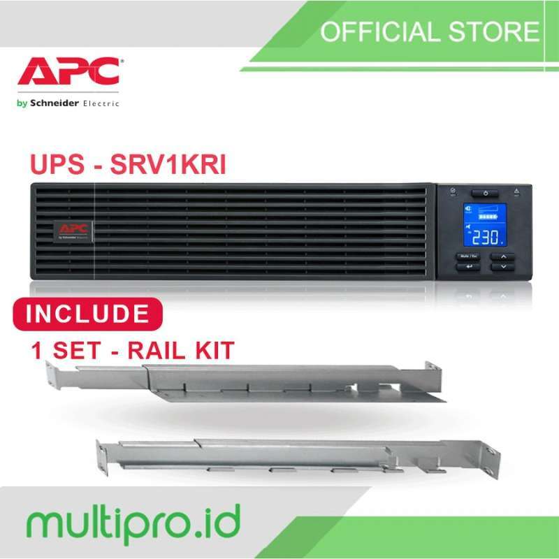 Jual Ups Apc 1kva 1000va 800watts Srv1krirk Easy Ups Online Srv 1000va ...