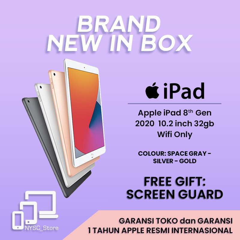 Jual Apple iPad 8 2020 10.2 Inch 32GB Wifi only Online