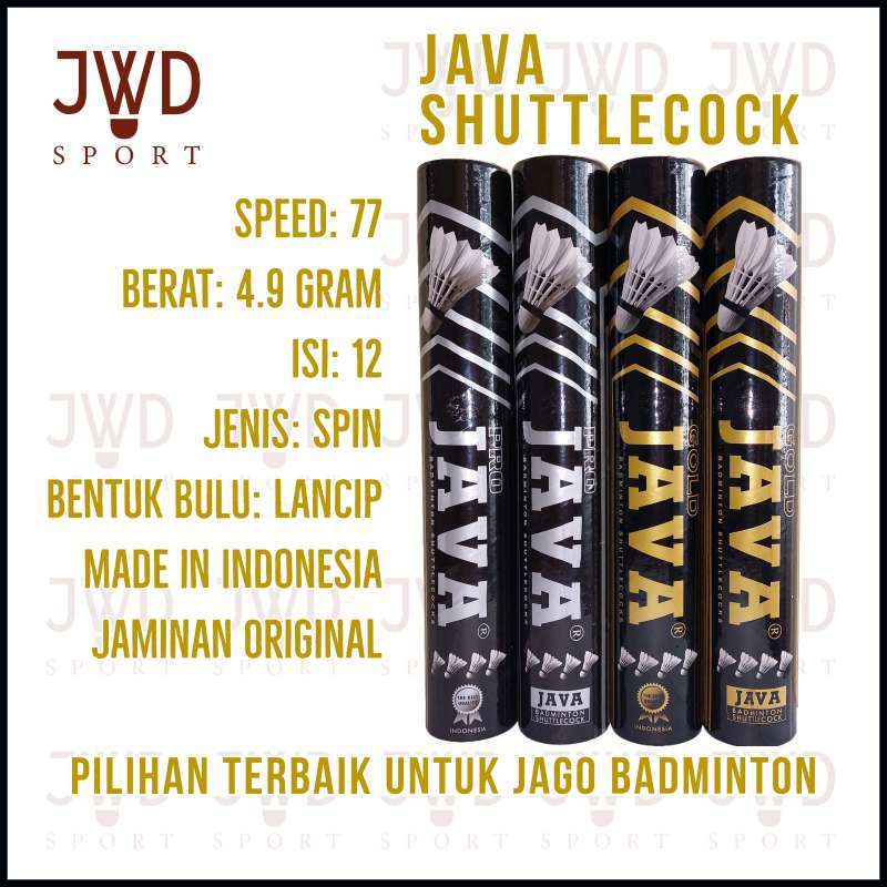 Jual JAVA Shuttlecock Isi 12 per Slop Kok Badminton Bulutangkis di