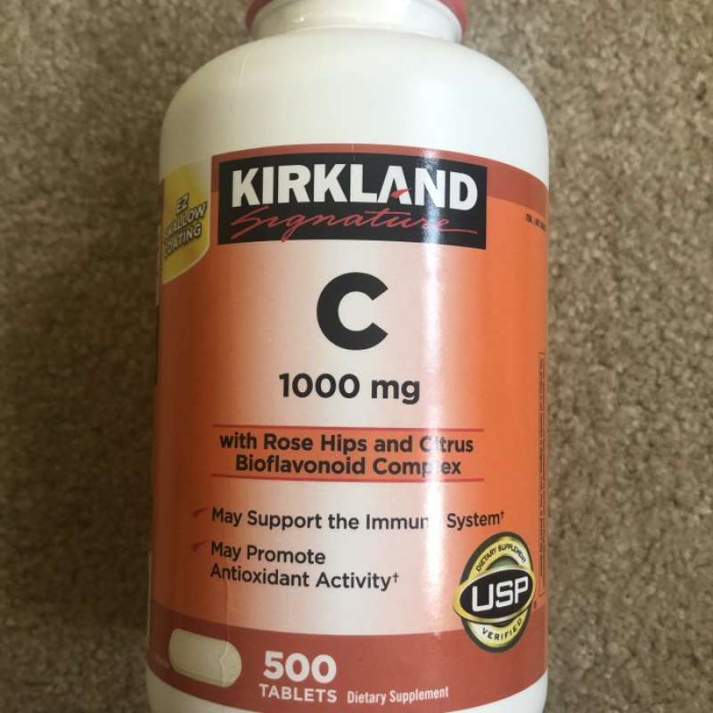 Promo KIRKLAND VITAMIN C 1000 MG 500 TAB Diskon 33 di Seller Nur Nur