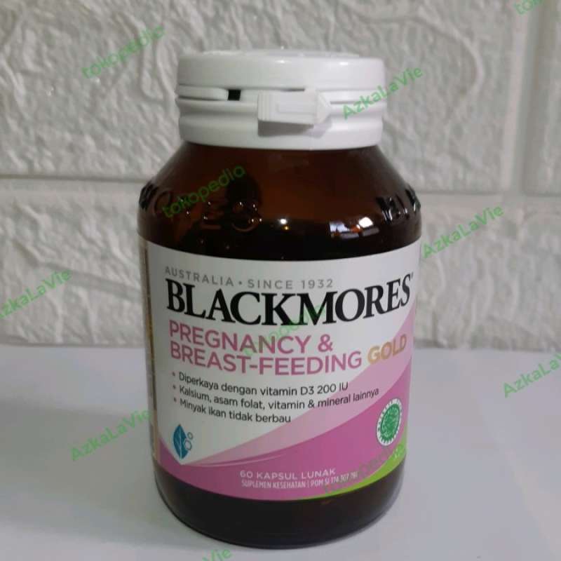 Promo VITAMIN BLACKMORES PREGNANCY & BREASTFEEDING GOLD 60'S Diskon 33