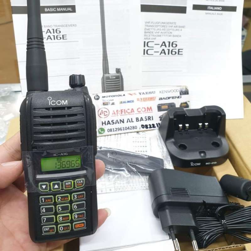 Jual HT AIRBAND ICOM IC-A16 VHF - HT ICOM IC A16 ORIGINAL VHF MURAH di ...