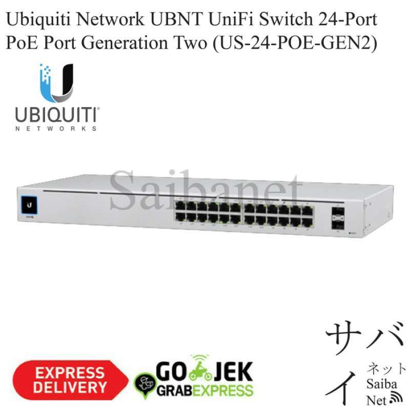 Promo Ubiquiti Network UBNT UniFi Switch 24Port PoE Gen2 (US24POE