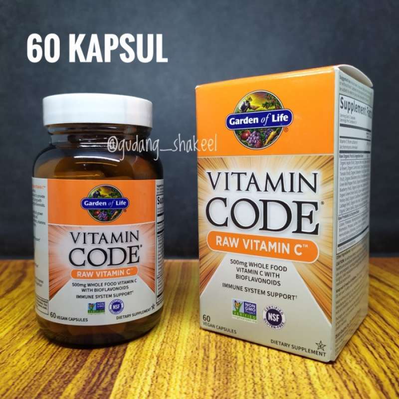 Promo Garden of Life Vitamin Code RAW Vitamin C 60 / 120 Vegan Capsules ...