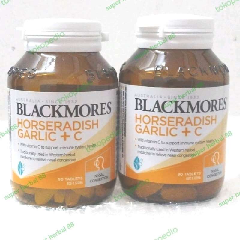 Jual Blackmores Horseradish Garlic + C Vitamin C 90 Tablet 100 Produk