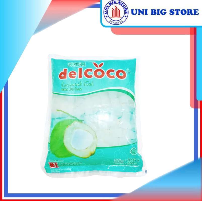Jual Delcoco Del Coco Coconut Gel 1000 Gr Nata De Coco 1 Kg Sari Kelapa ...