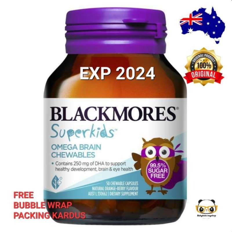 Omega Brainwave Promo Blackmores Superkids Omega Brain Chewables 50 Capsule Minyak ikan ...
