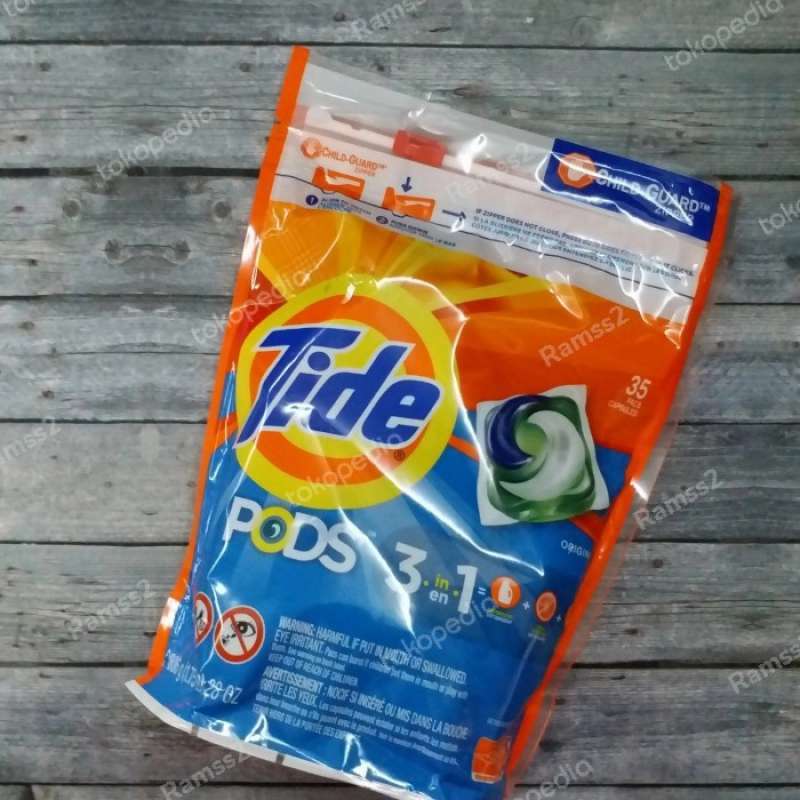 Jual Tide Usa Original Pods Capsules 3 In 1 Liquid Detergent Singapore
