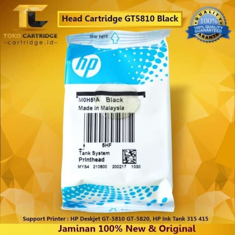Jual Cartridge Hp Gt52 Gt 52 Gt5810 Gt 5810 Gt5820 Gt 5820 M0h50a Color