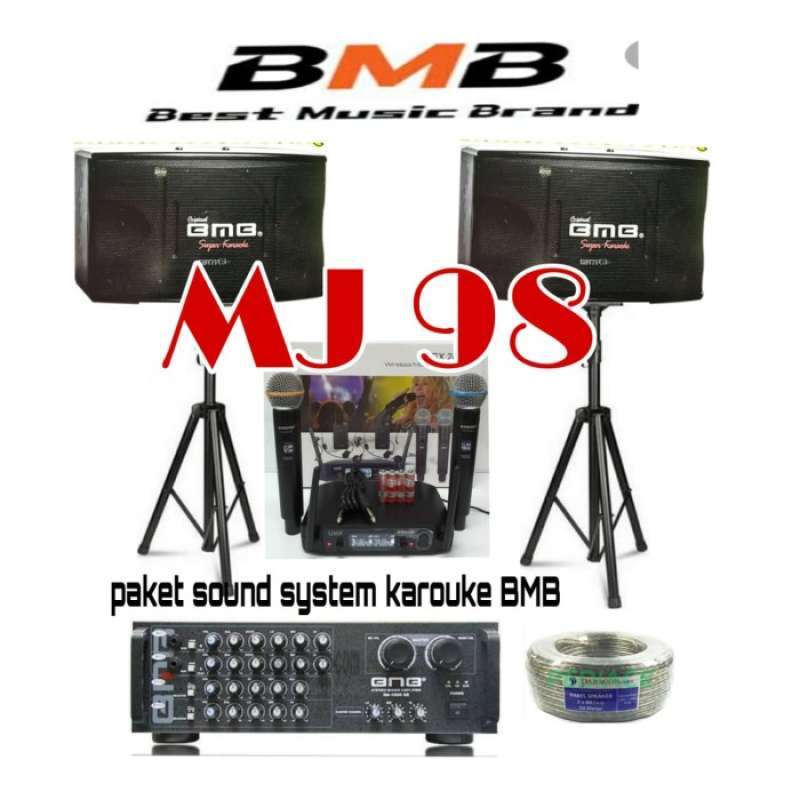 Jual Paket Sound System Karaoke Bmb Original Lengkap Mic Di Seller