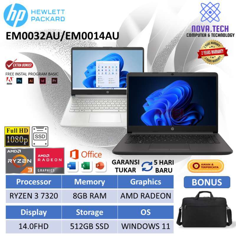 Jual Laptop Hp 14s Em0032au em0014au Ryzen 3 7320 Ram 8gb 512gb Ssd jual-laptop-hp-14s-em0032au-em0014au-ryzen-3-7320-ram-8gb-512gb-ssd
