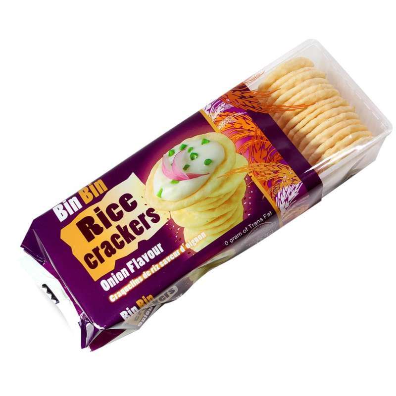 Promo Bin Bin Rice Cracker Onion Flavor [100 g] Diskon 11 di Seller