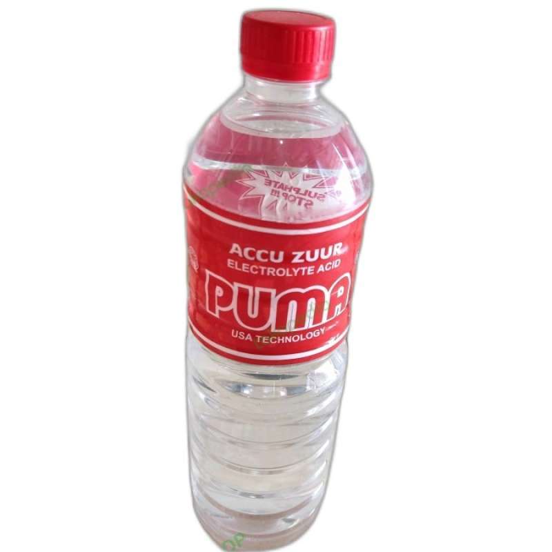 Promo Air accu aki zuur merah PUMA untuk aki gs yuasa dan semua merk
