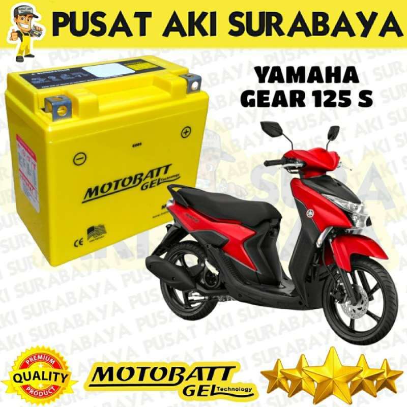 Promo ASLI PRODUK AKI GEL MOTOBATT MTZ6S MOTOR GEAR 125 VARIO 125 VARIO