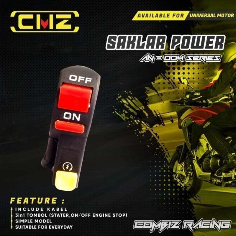 Promo Saklar Motor On Off Engine Stop + Starter Multifungsional Cmz ...