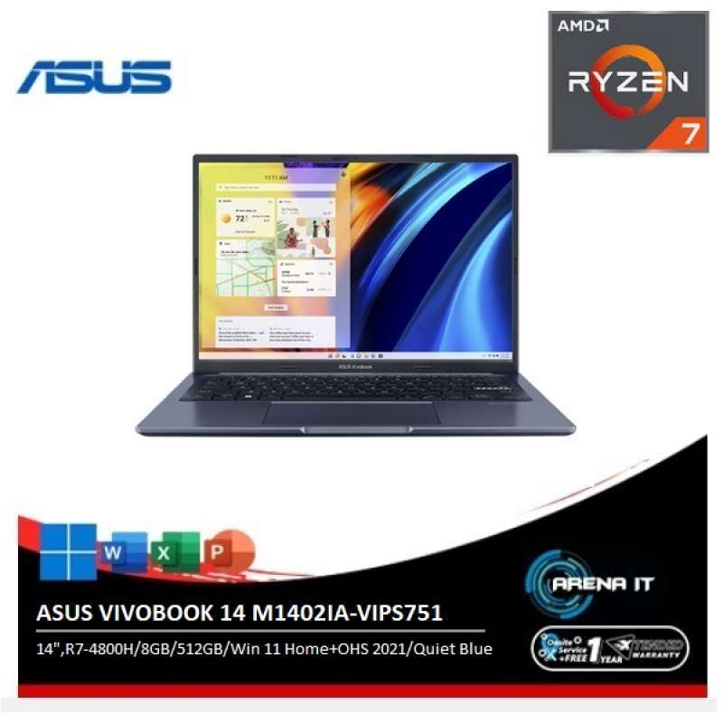 Promo Asus Vivobook 14 M1402ia-vips751 [amd Ryzen 7-4800h/8gb/512gb Ssd ...