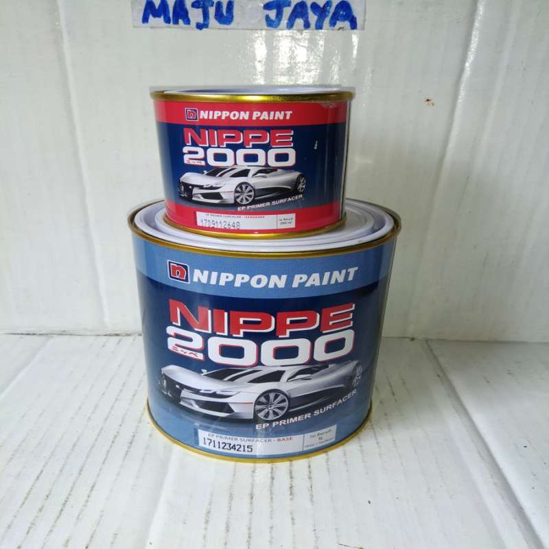 Jual BEST SALE cat dasar epoxy primer surfacer nippe 2000 warna abu di