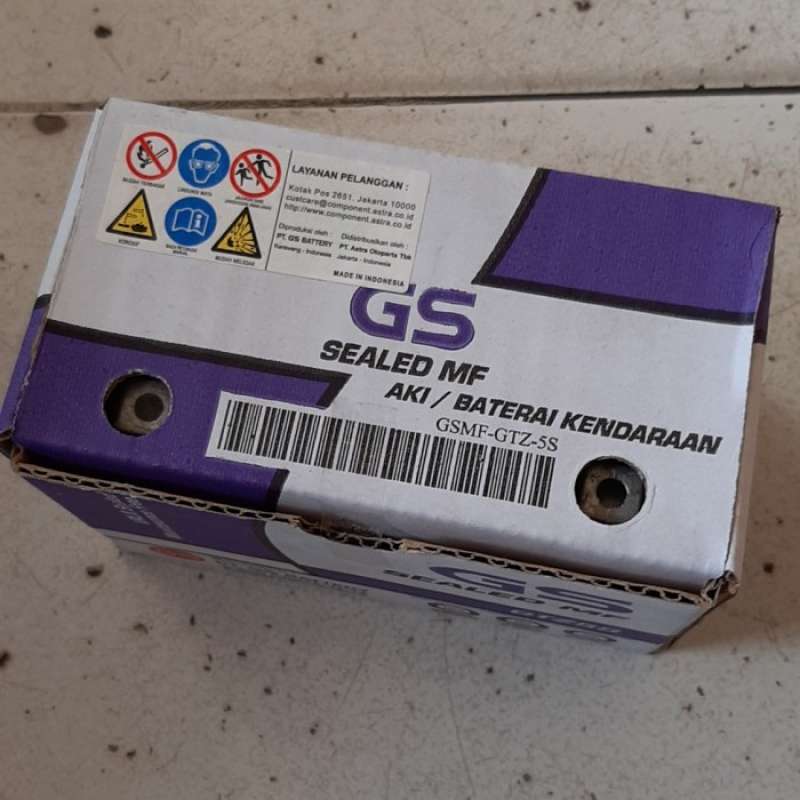 Jual Aki Gs Gtz5s 12v Original Gs Di Seller Alice Otoparts - Kebon