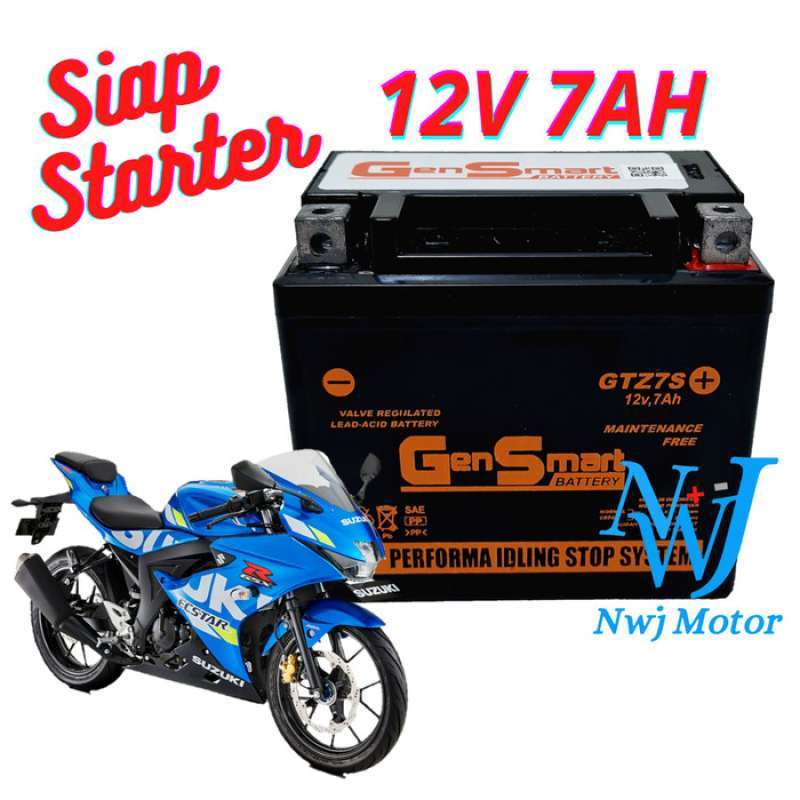Promo Aki Motor GSX R150 S150 Sonic 150 GTZ7S GTZ6V YTZ7S YTZ6V Aki