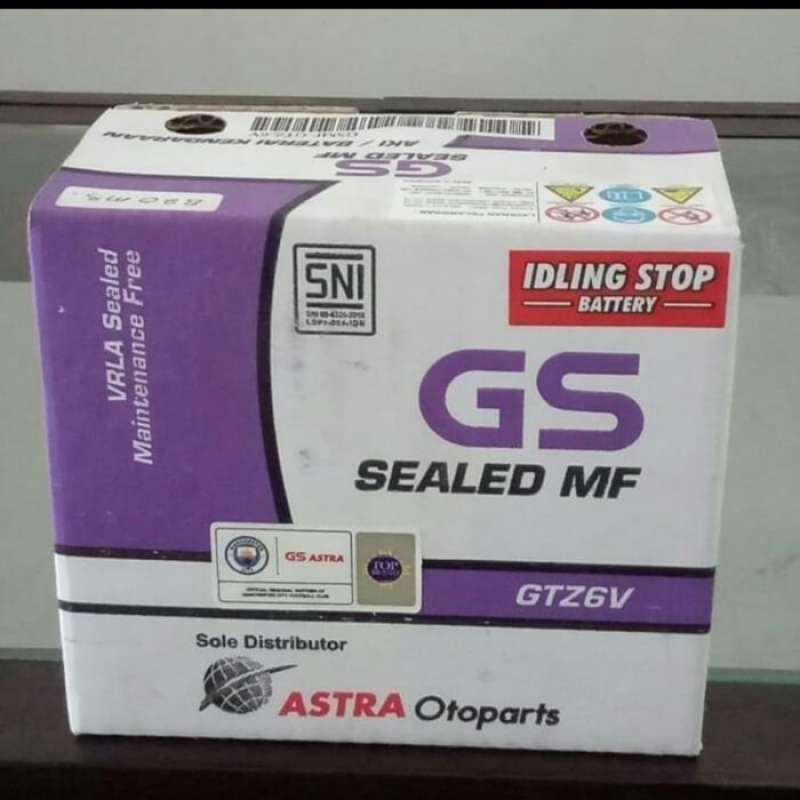 Promo Aki Motor Honda Beat ESP ISS - Accu MF Kering - Original GS Astra