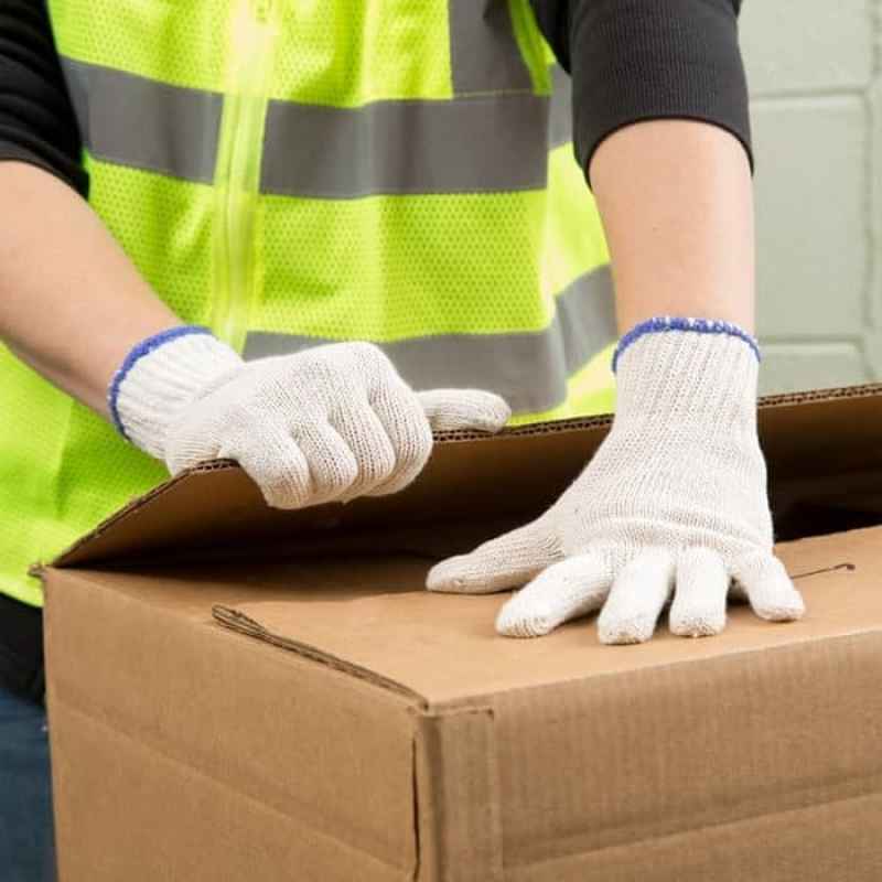Jual Sarung tangan kerja Kain Proyek katun benang 3 safety Glove