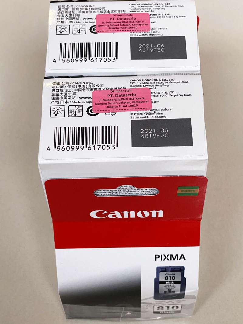 Jual Cartridge Canon PG 810 Pigment Black Original Printer 