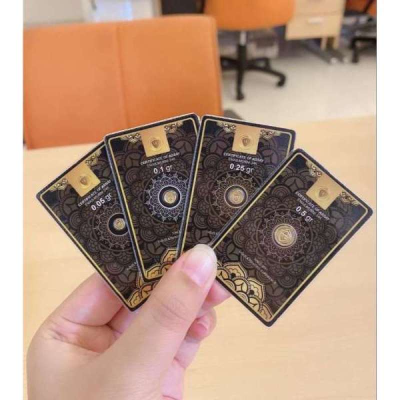 â Mini Gold Emas Mini 0.05 Gram Bl ack Series Terbaru Agustus 2021 harga
