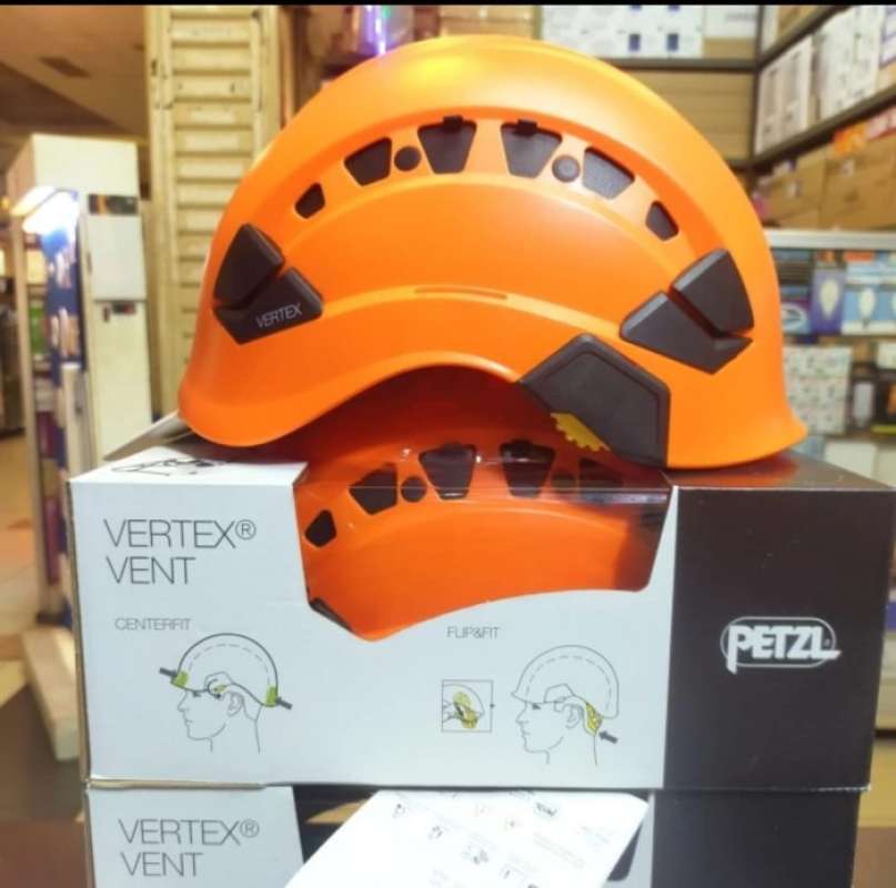 Promo HELM PETZL VERTEX VENT ORANGE / SAFETY HELMET CLIMBX ORI PETZL