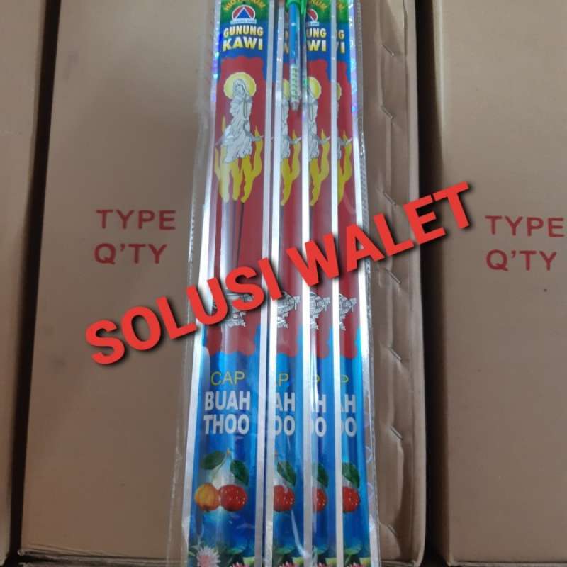 Promo Hio Dupa Gunung Kawi Cap Buah Thoo isi 3 batang Harga per 5