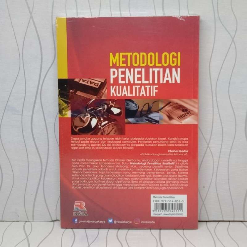 Jual Buku Metodologi Penelitian Kualitatif Edisi Revisi Di Seller Aj ...